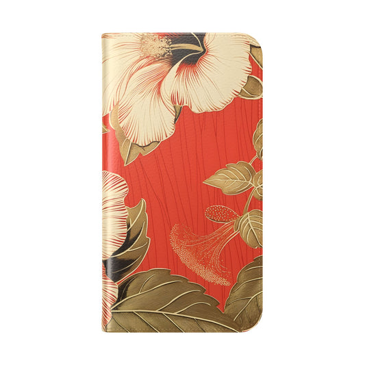 Golden Hibiscus – iPhone Wallet Case