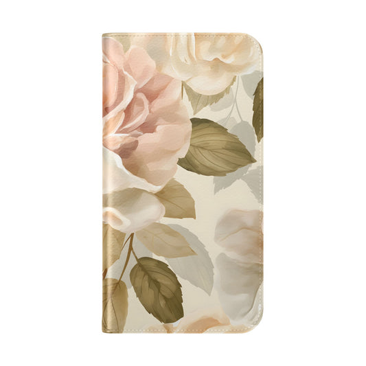 Soft Rose Elegance – iPhone Wallet Case