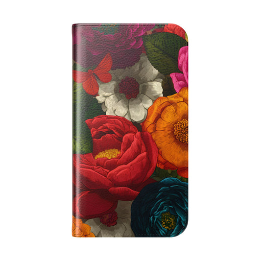 Midnight Bloom – iPhone Wallet Case