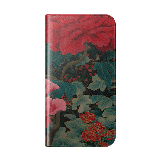 Blooming Peony – iPhone Wallet Case