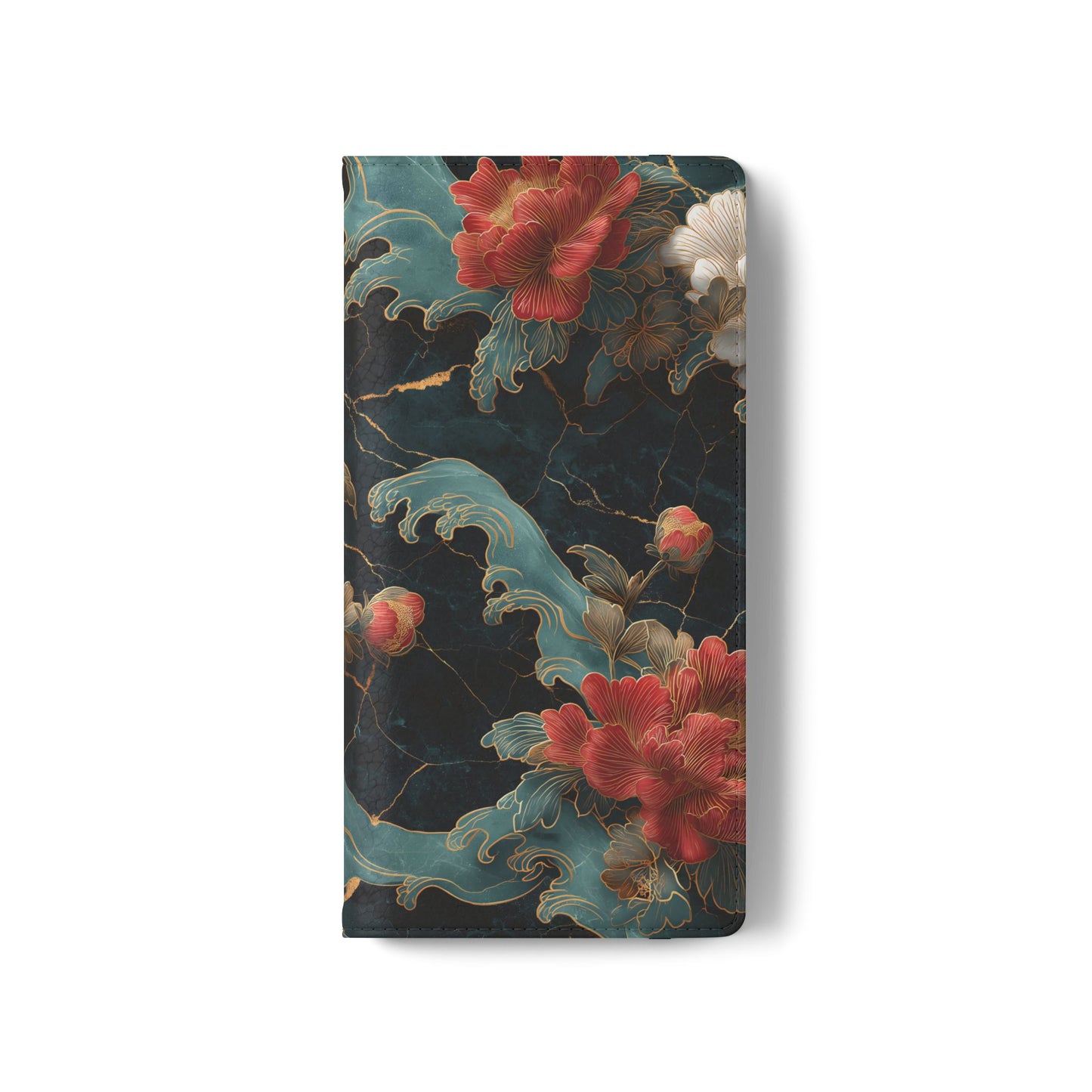 Crimson Tides – Vegan Leather Samsung Flip Case