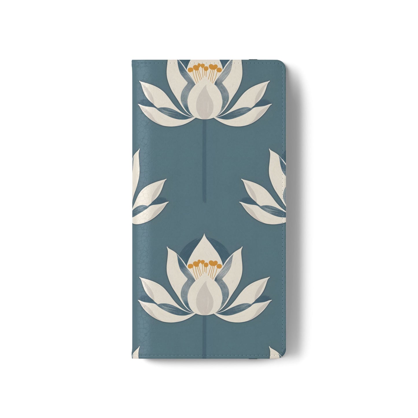 Lotus Serenity – Vegan Leather Wallet Samsung Case