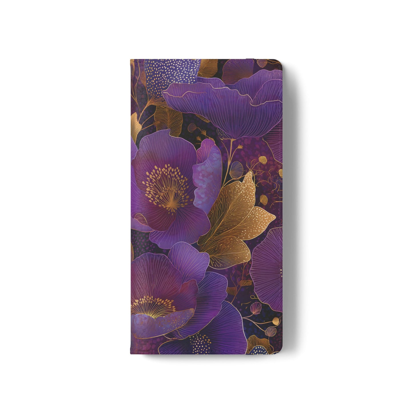Imperial Petals – Vegan Leather Samsung Flip Phone Case