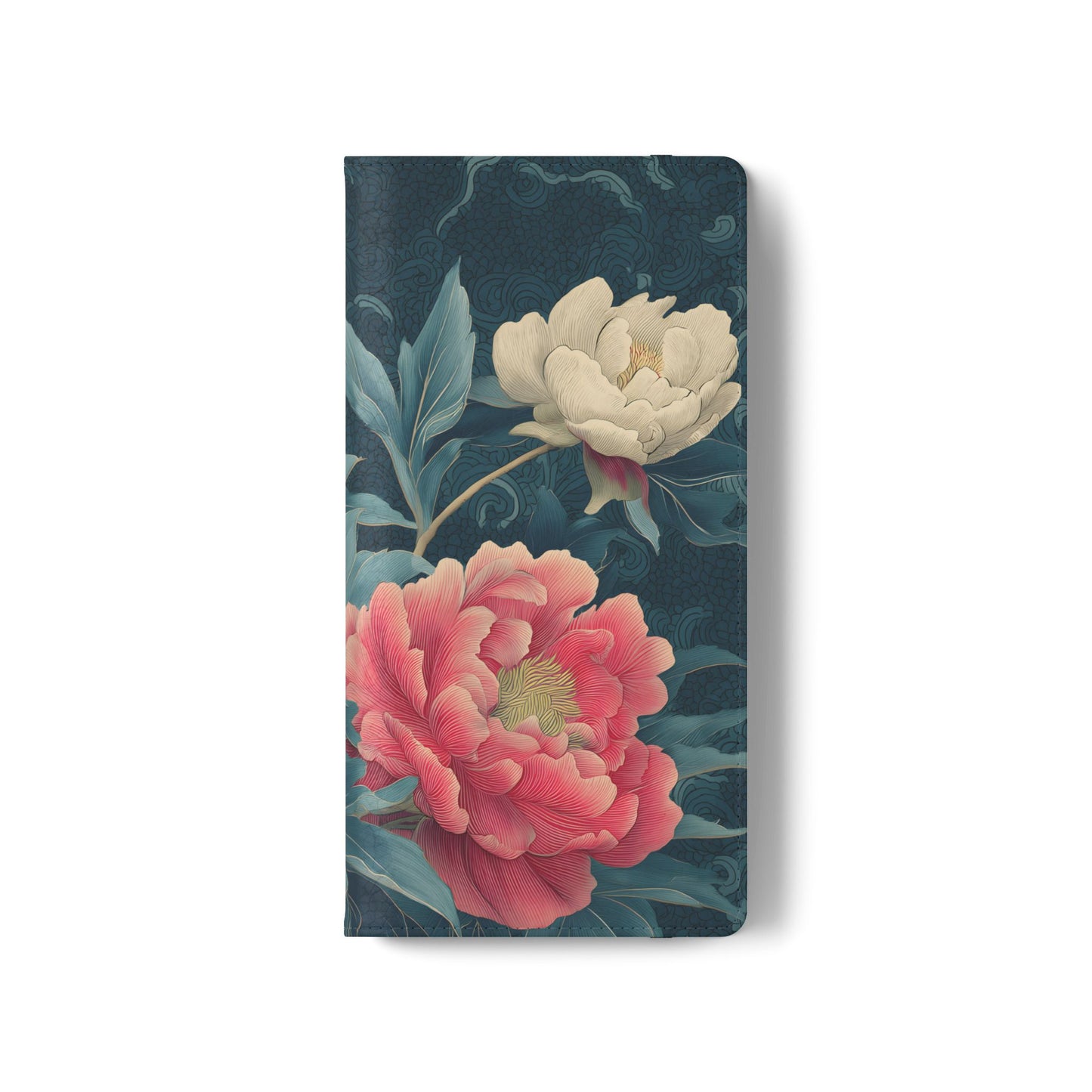 Floral Whispers – Vegan Leather Flip Samsung Case