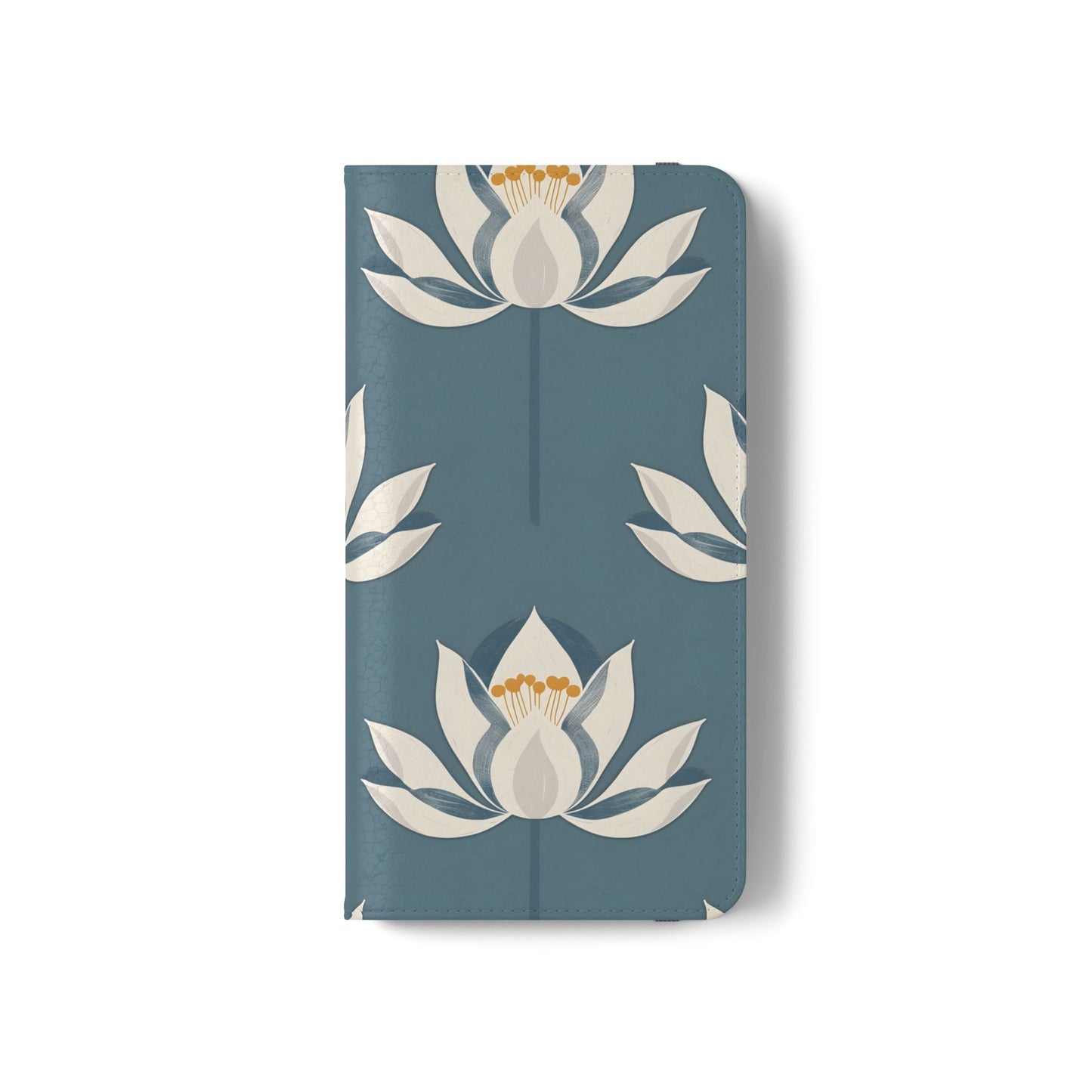 Lotus Serenity – Vegan Leather Wallet Samsung Case
