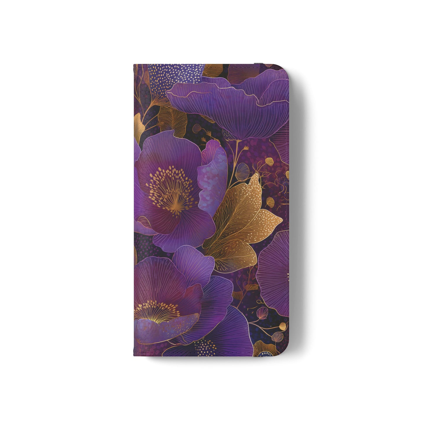 Imperial Petals – Vegan Leather Samsung Flip Phone Case