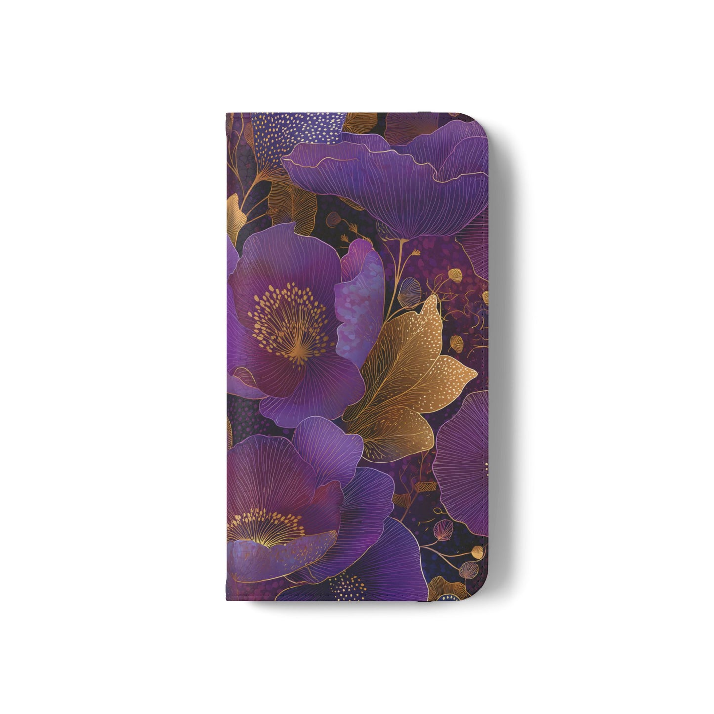 Imperial Petals – Vegan Leather Samsung Flip Phone Case