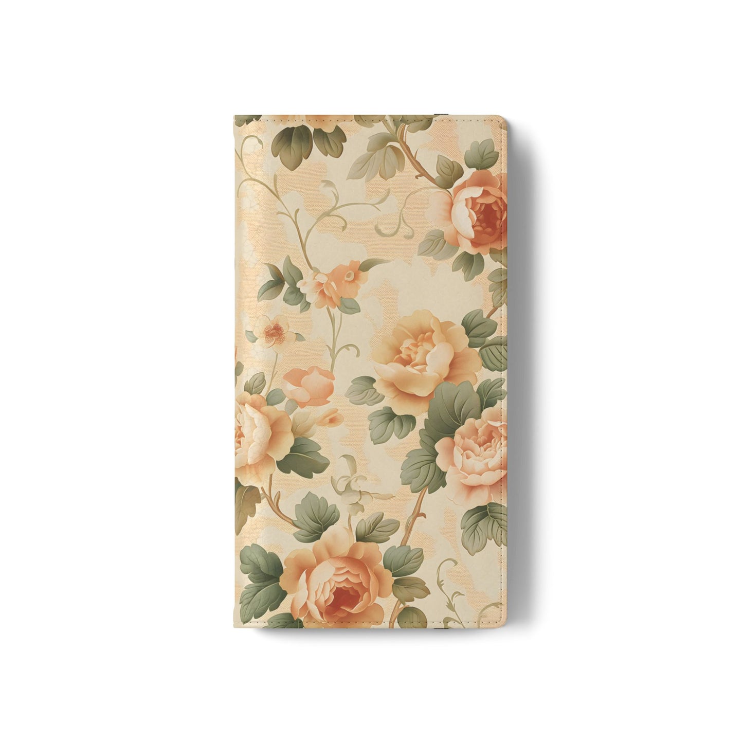Vintage Bloom โ Vegan Leather Wallet Samsung Case