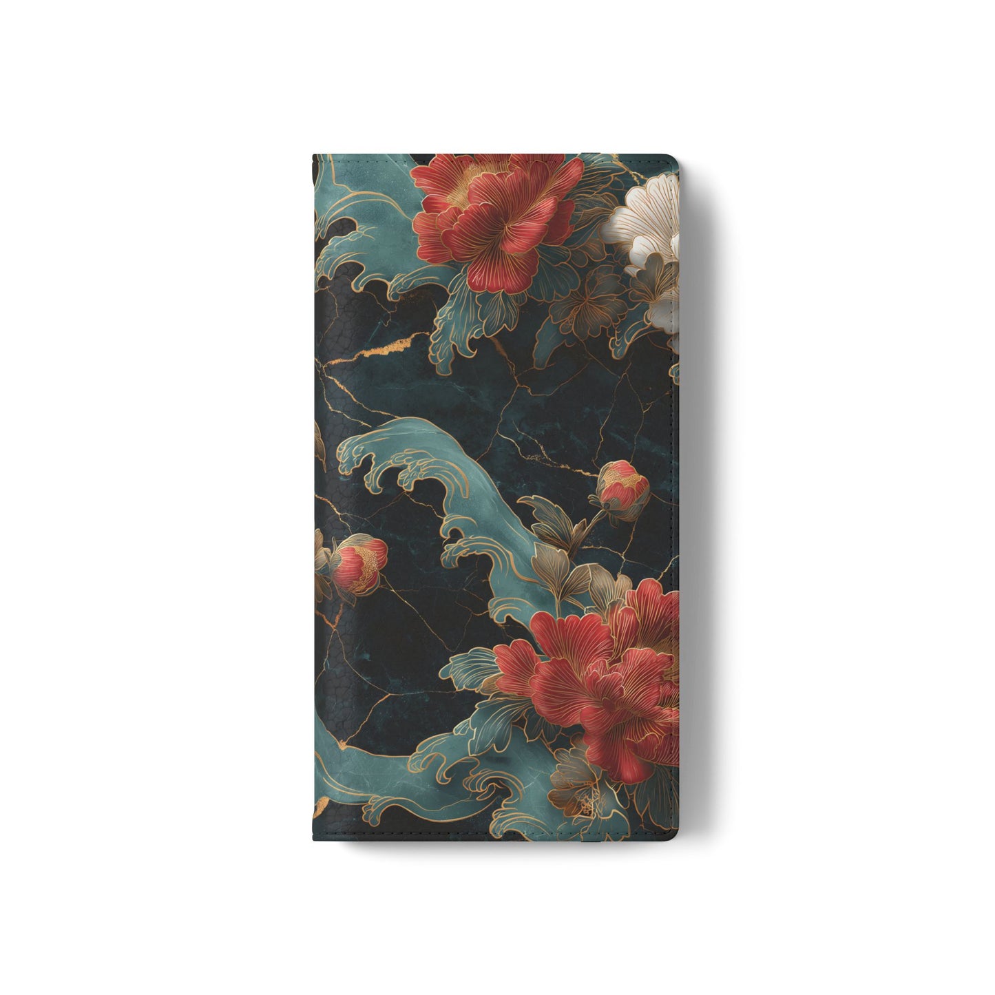 Crimson Tides – Vegan Leather Samsung Flip Case