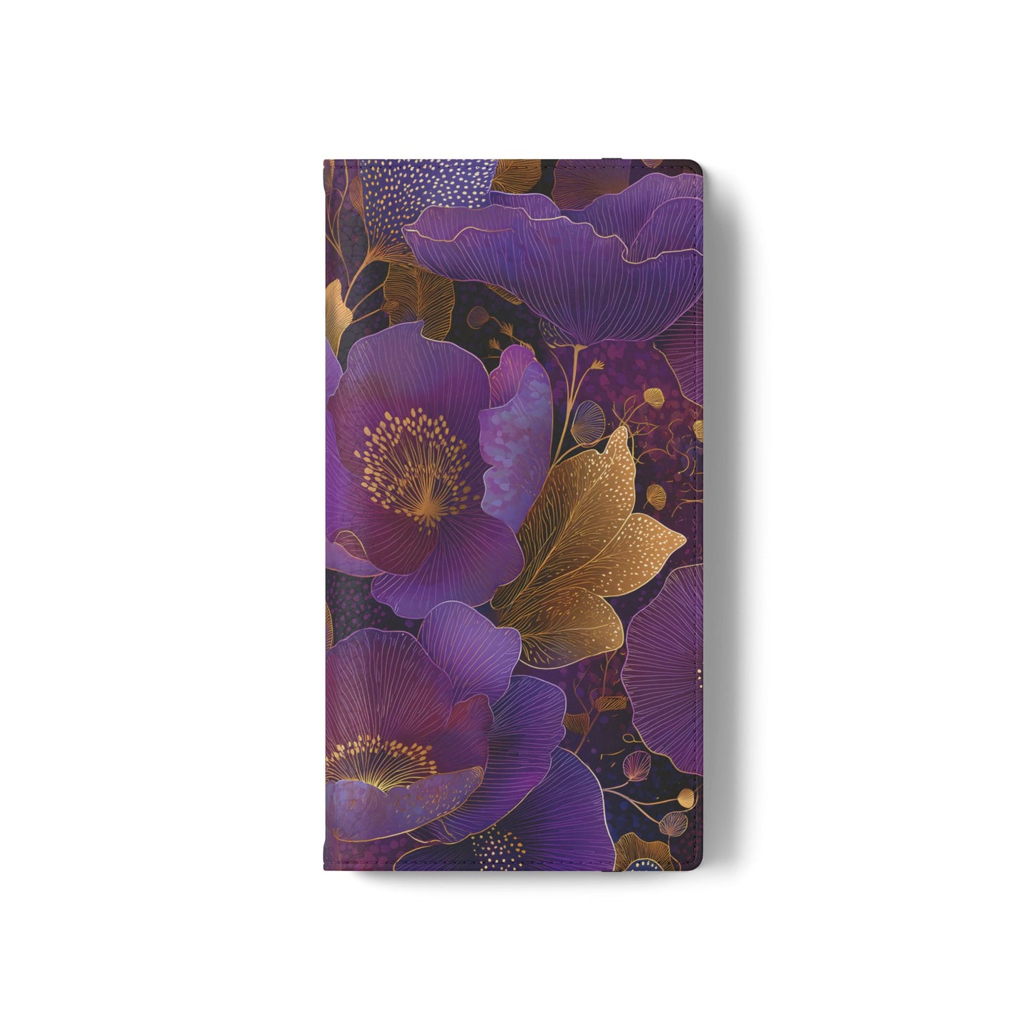 Imperial Petals – Vegan Leather Samsung Flip Phone Case