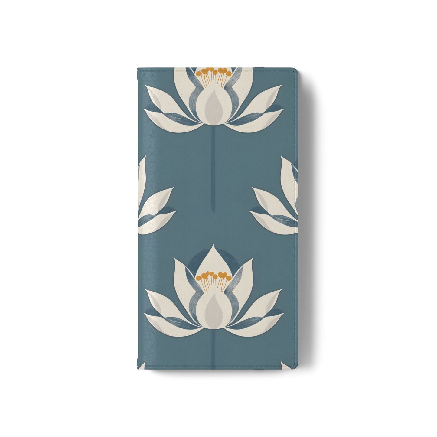 Lotus Serenity – Vegan Leather Wallet Samsung Case