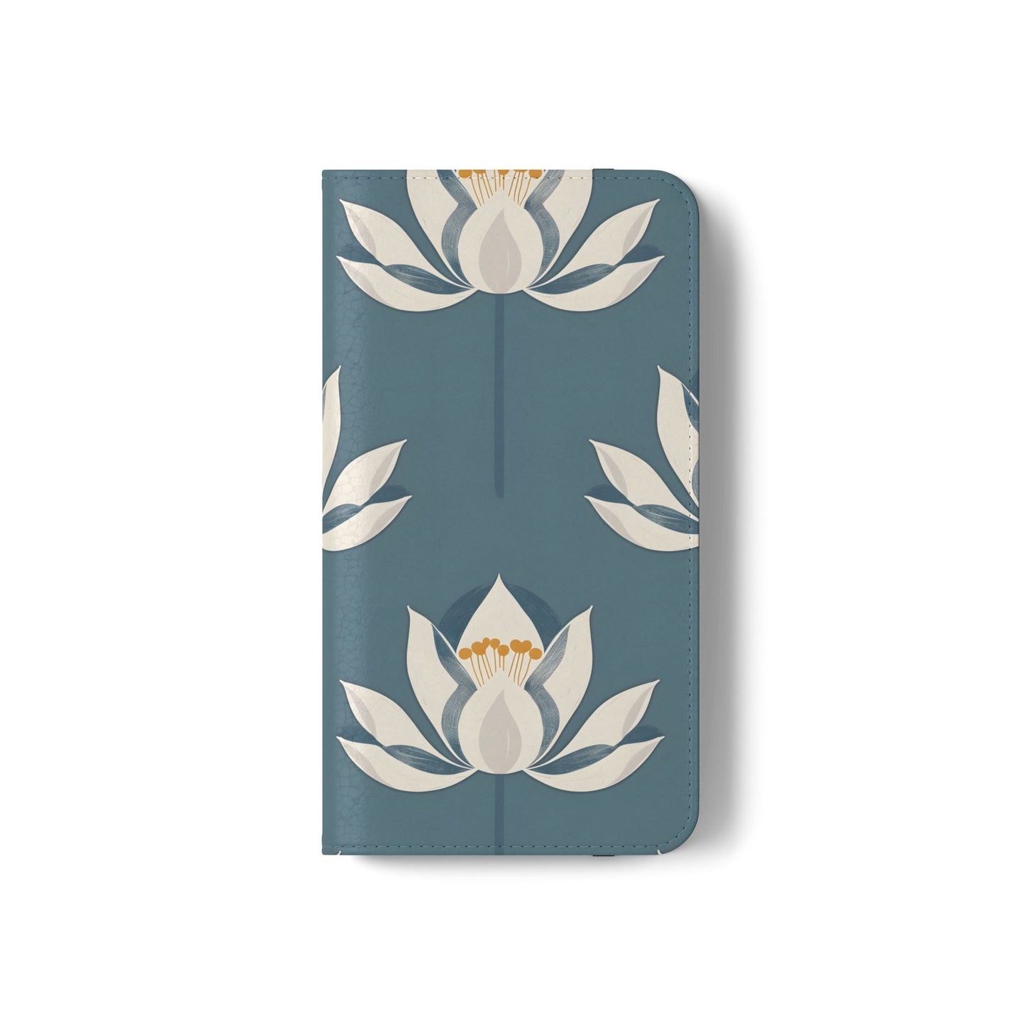 Lotus Serenity – Vegan Leather Wallet Samsung Case