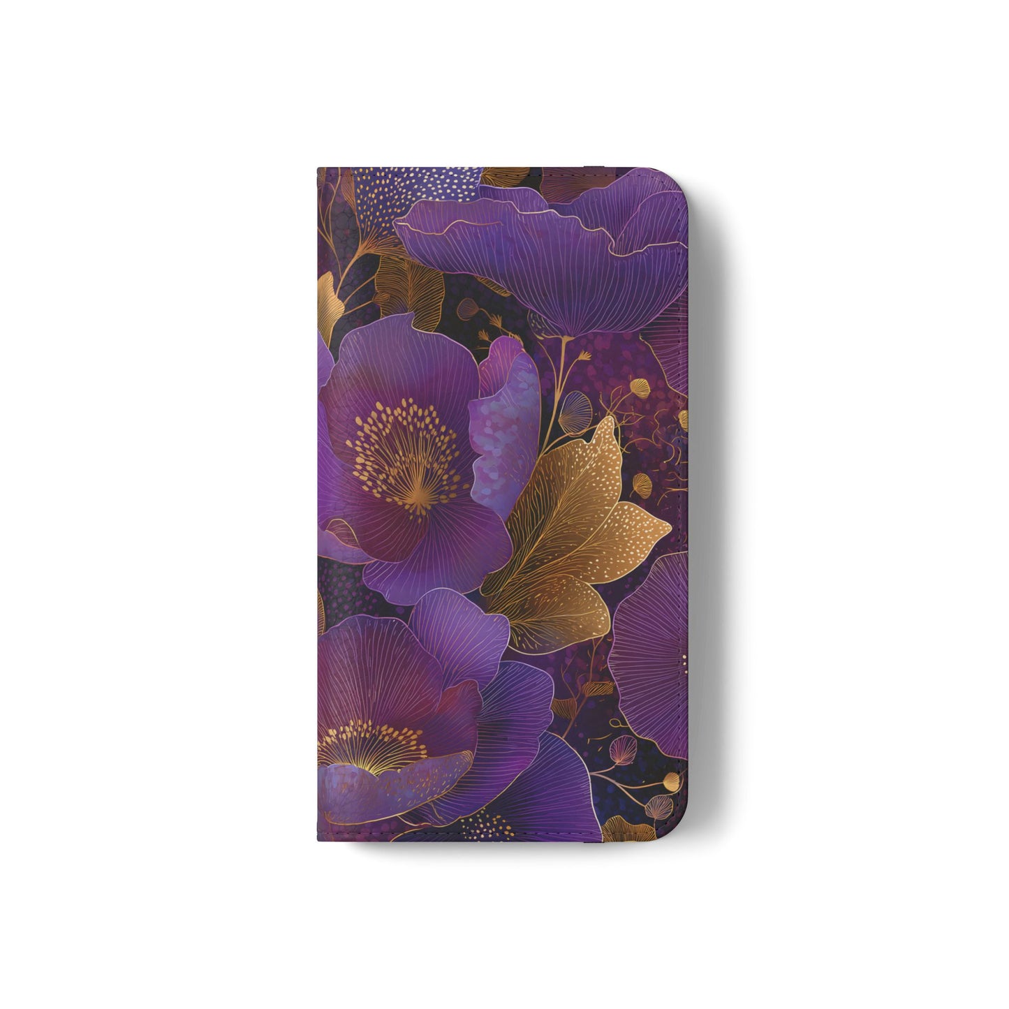 Imperial Petals – Vegan Leather Samsung Flip Phone Case