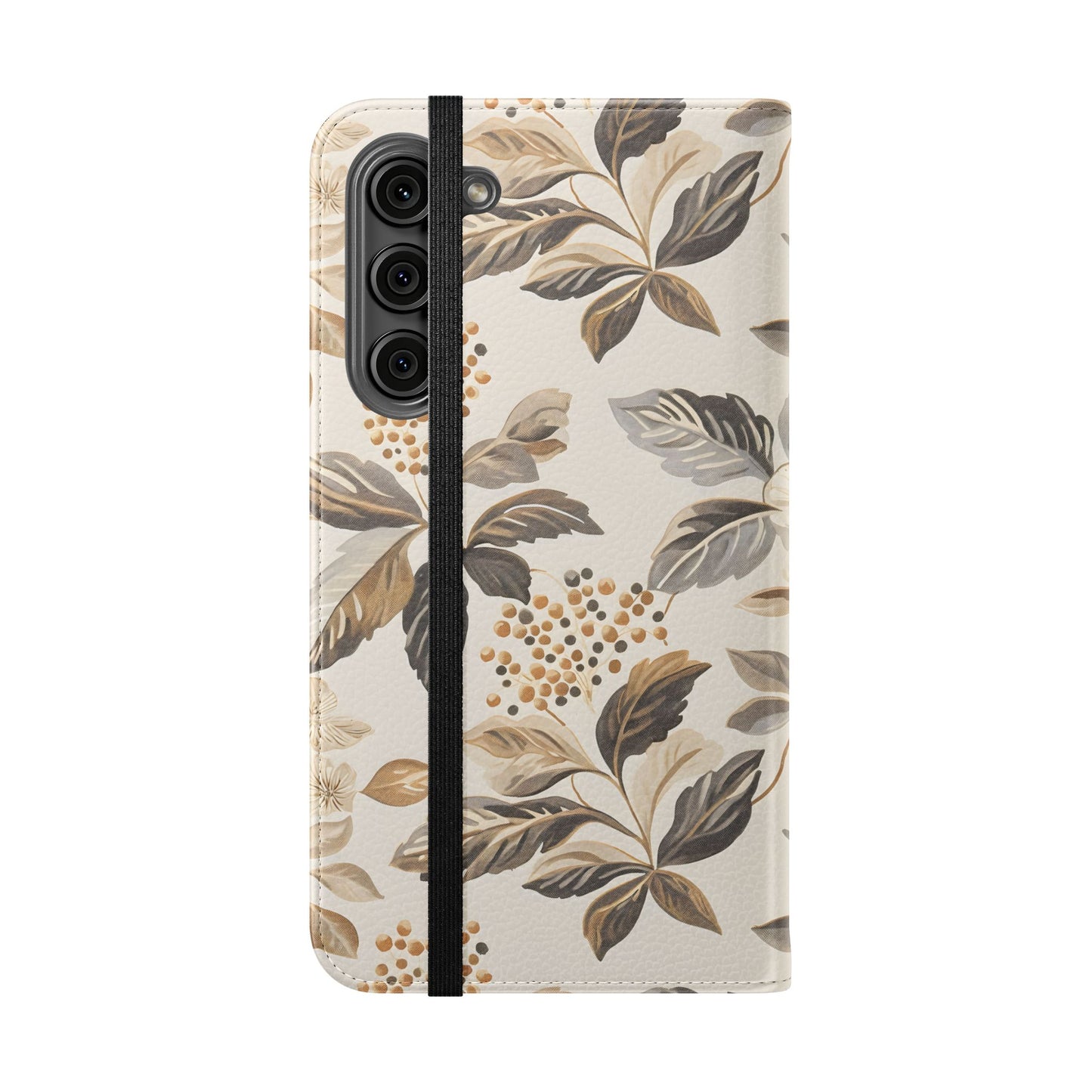 Golden Botanica โ Samsung Vegan Leather Wallet Case
