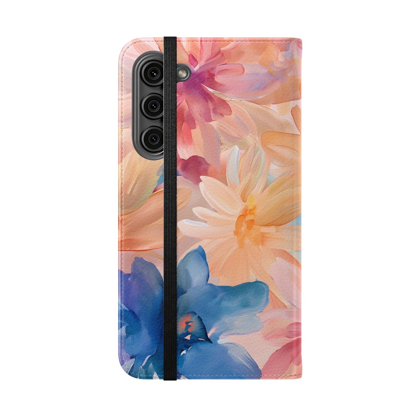 Radiant Bloom – Vegan Leather Wallet Samsung Case