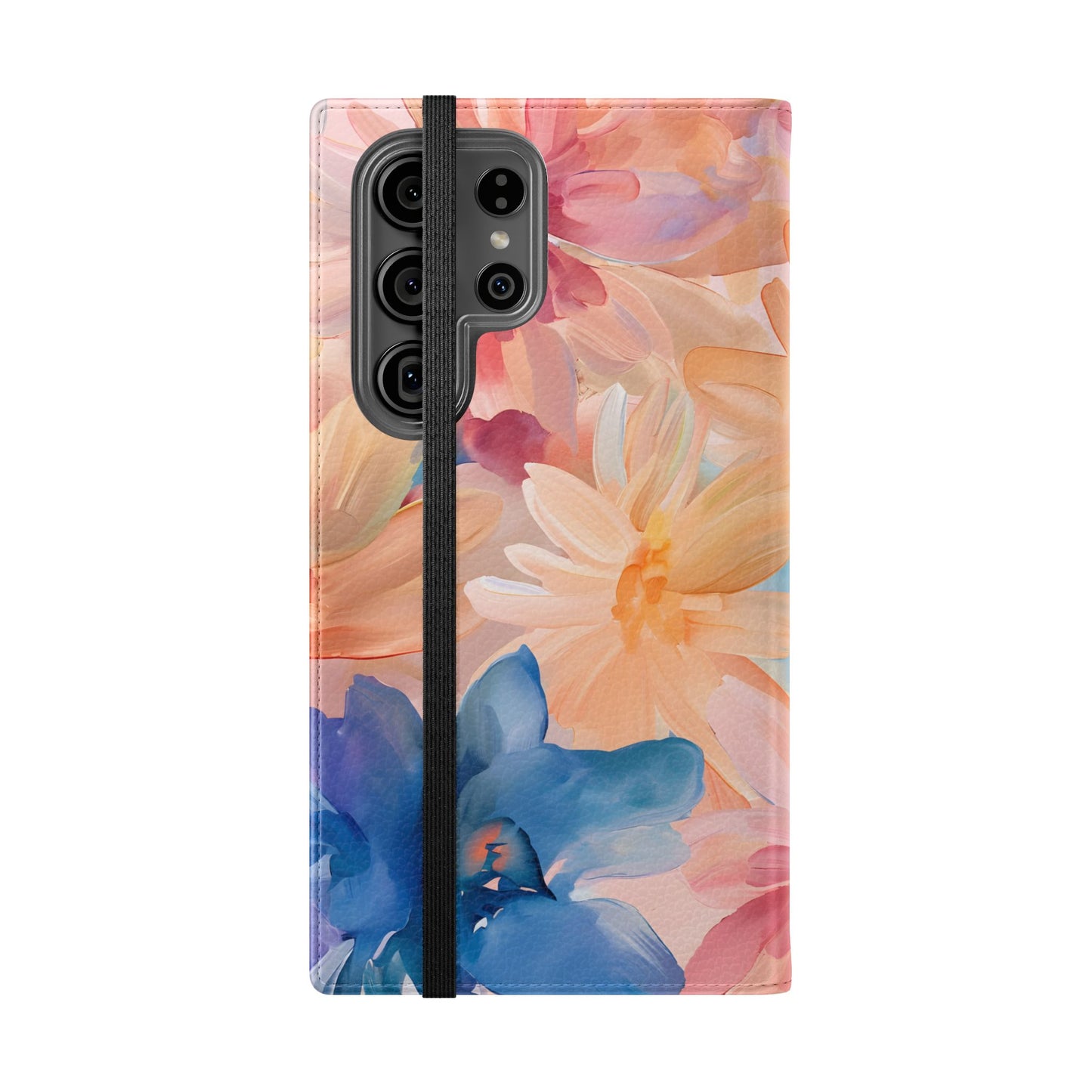 Radiant Bloom – Vegan Leather Wallet Samsung Case
