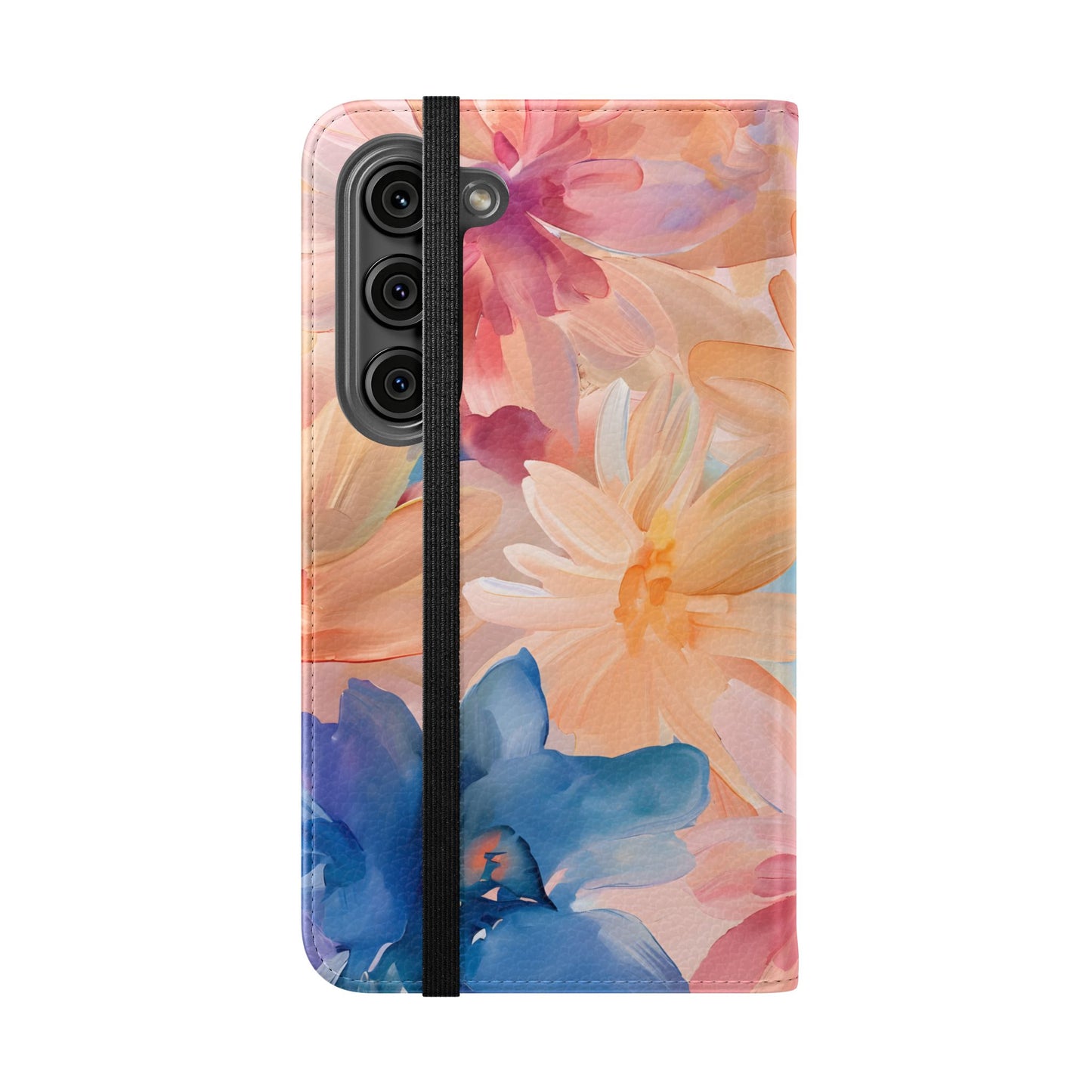 Radiant Bloom – Vegan Leather Wallet Samsung Case