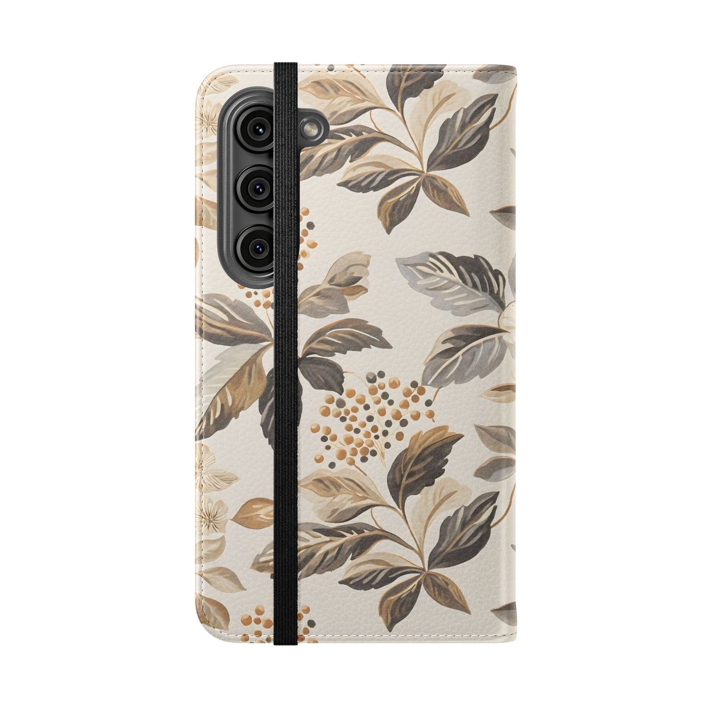 Golden Botanica โ Samsung Vegan Leather Wallet Case