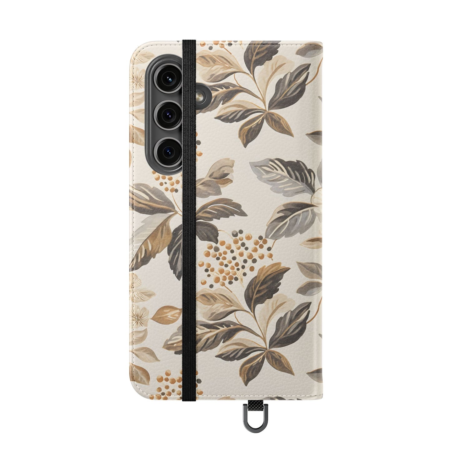 Golden Botanica โ Samsung Vegan Leather Wallet Case