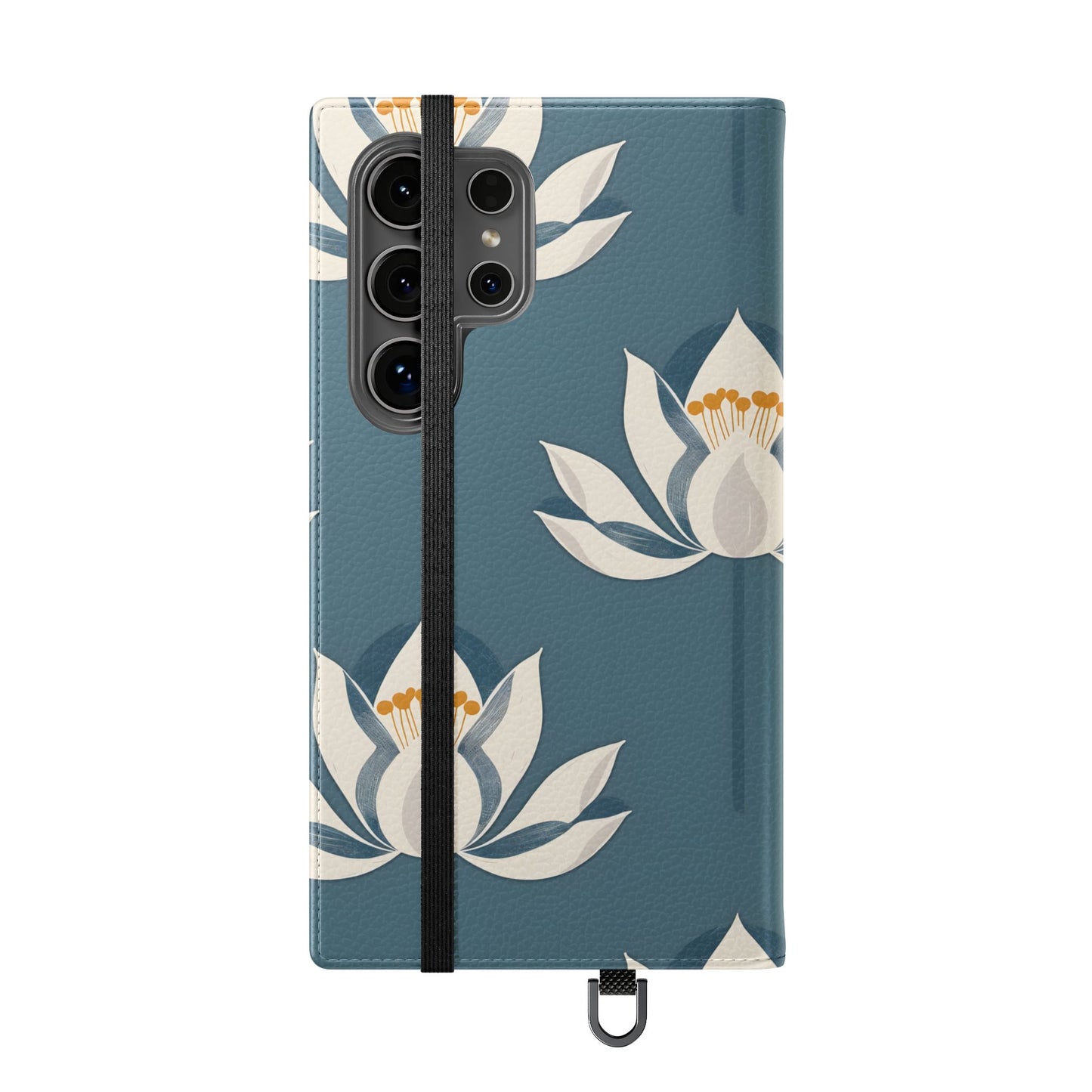 Lotus Serenity – Vegan Leather Wallet Samsung Case