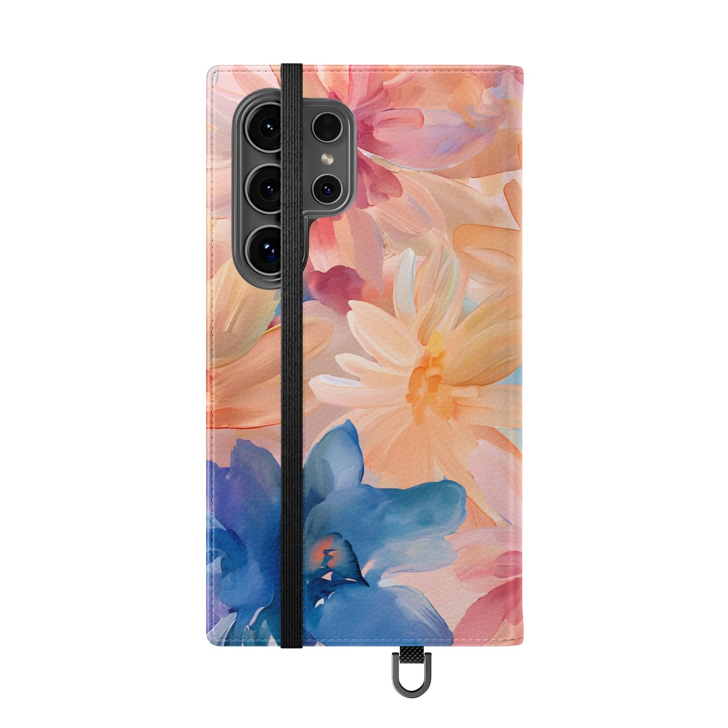 Radiant Bloom – Vegan Leather Wallet Samsung Case