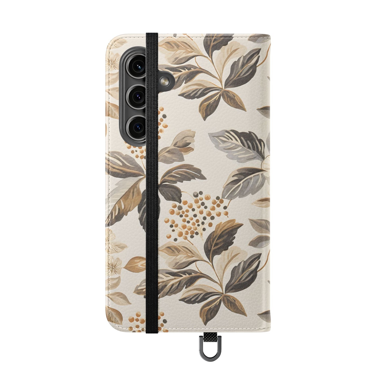 Golden Botanica โ Samsung Vegan Leather Wallet Case
