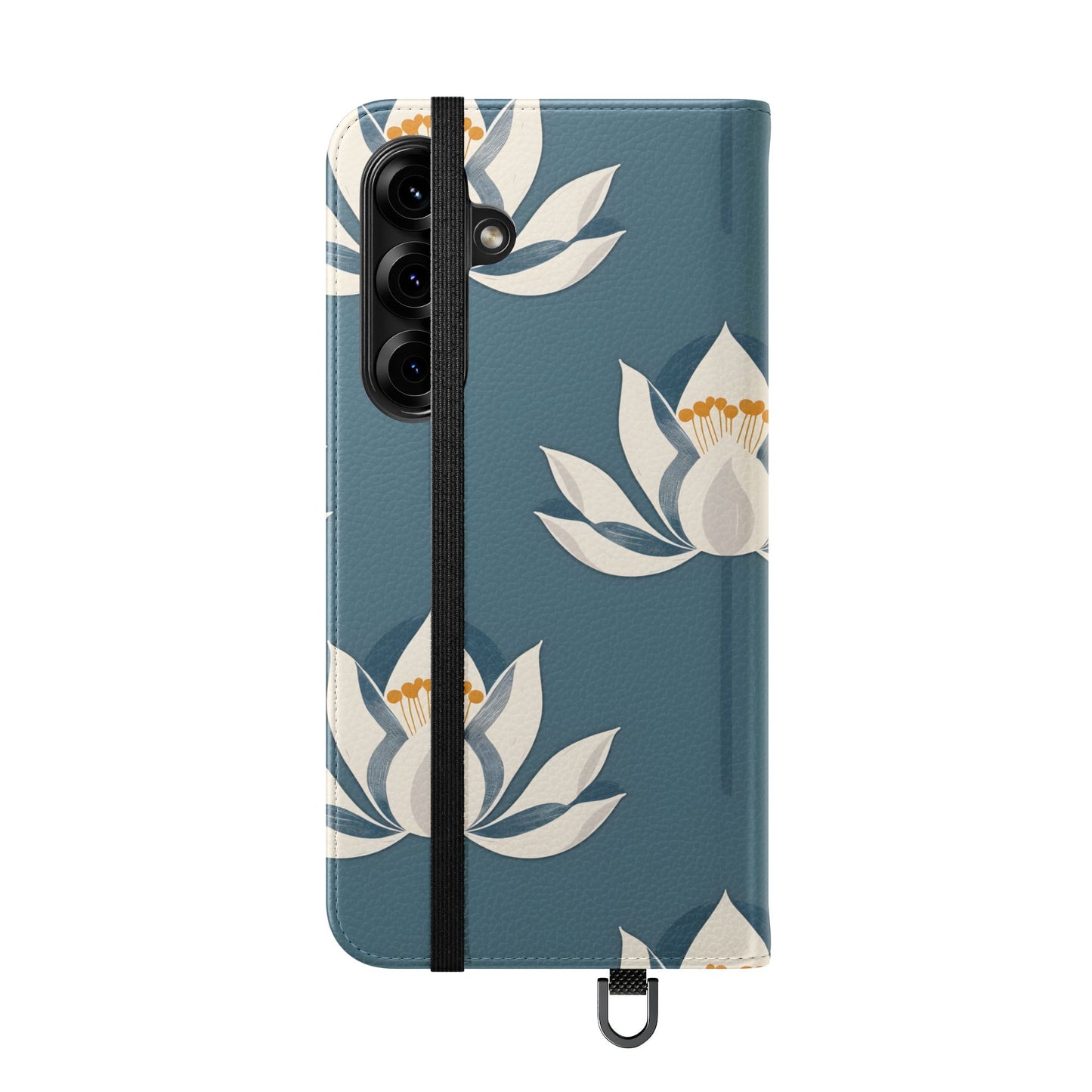Lotus Serenity – Vegan Leather Wallet Samsung Case