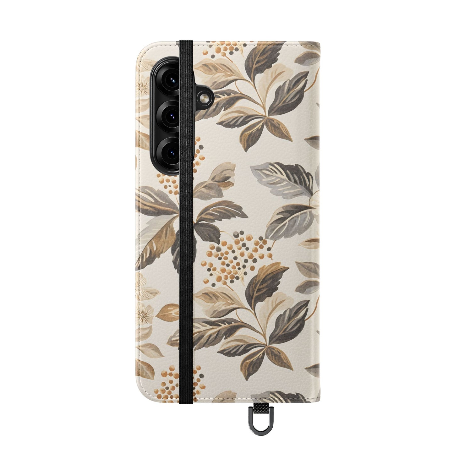 Golden Botanica โ Samsung Vegan Leather Wallet Case