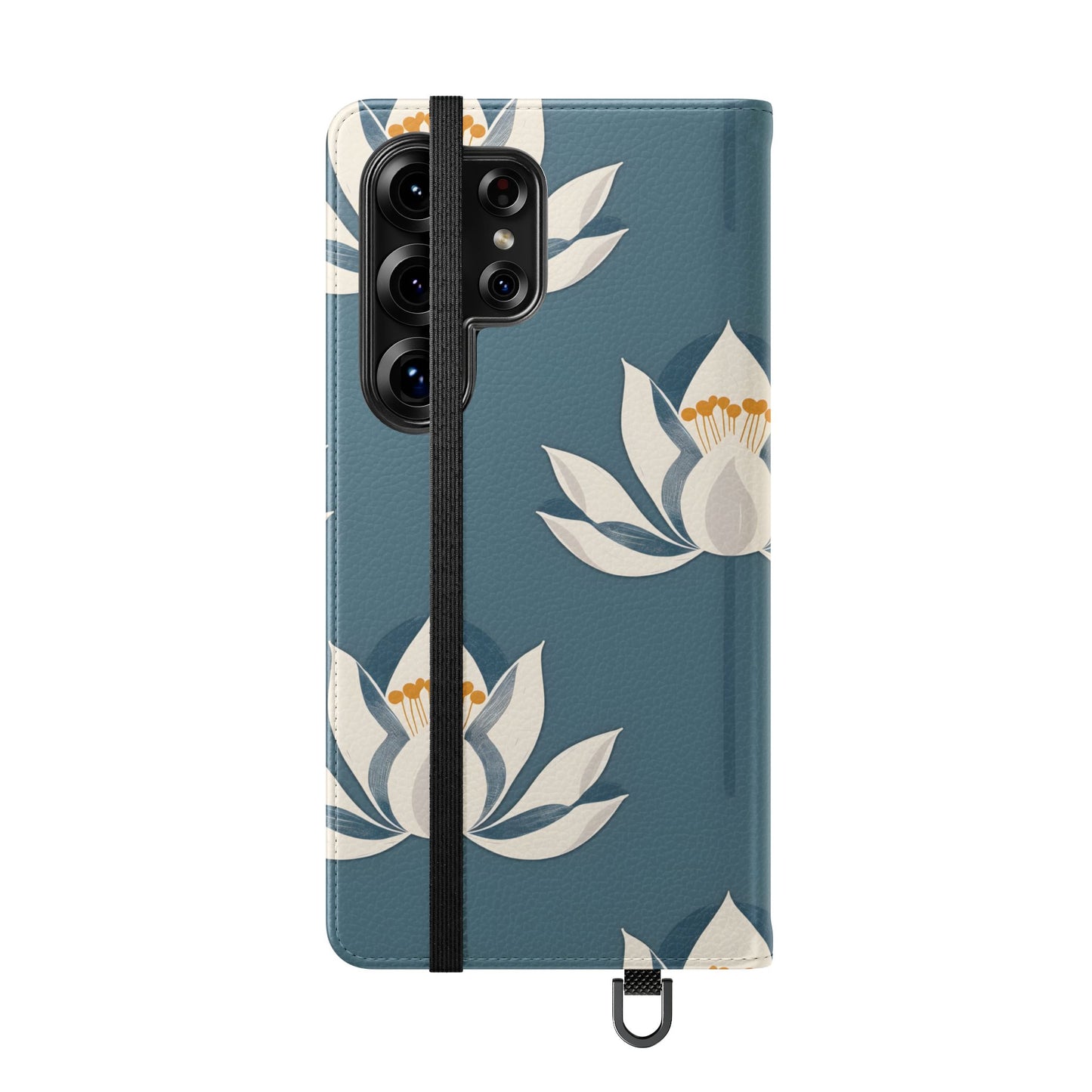 Lotus Serenity – Vegan Leather Wallet Samsung Case