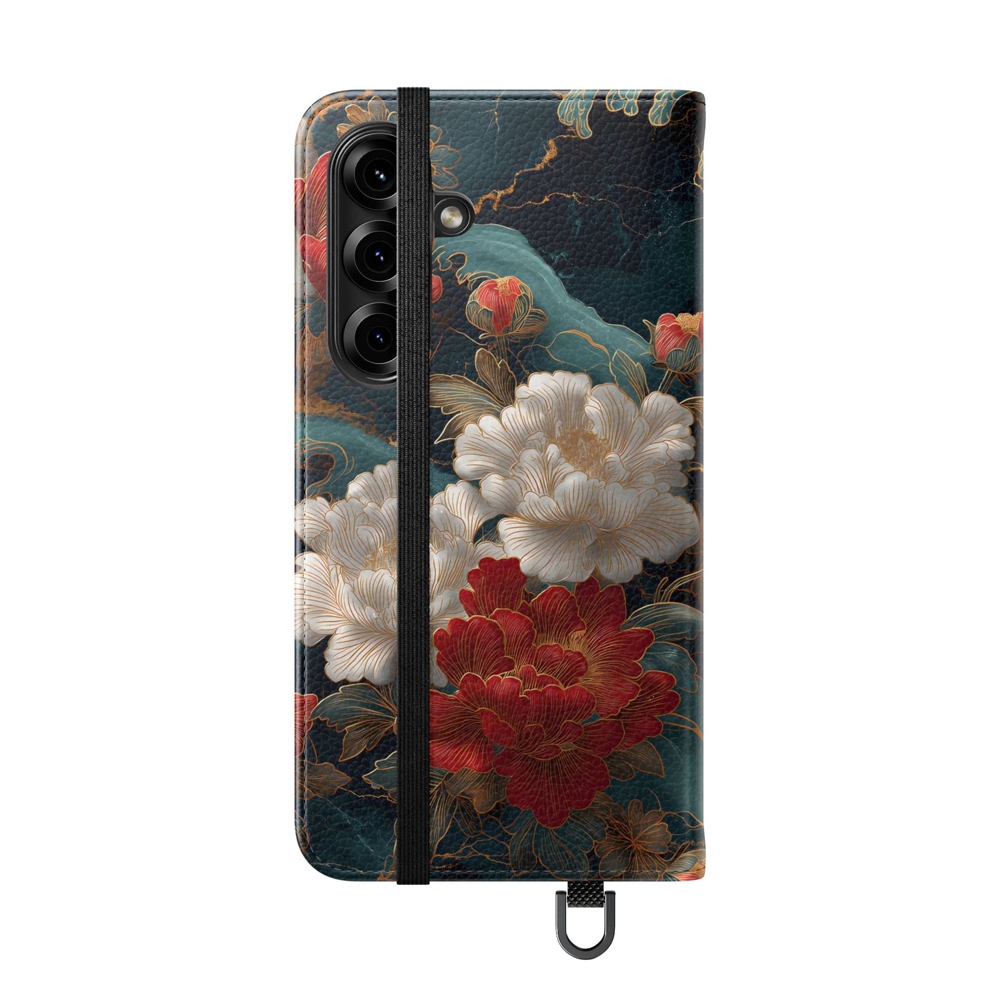 Crimson Tides – Vegan Leather Samsung Flip Case