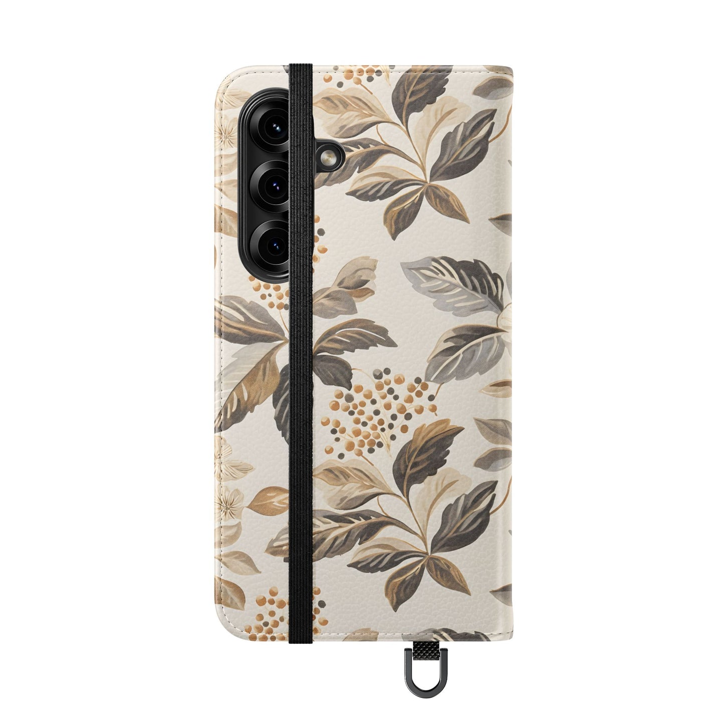 Golden Botanica โ Samsung Vegan Leather Wallet Case