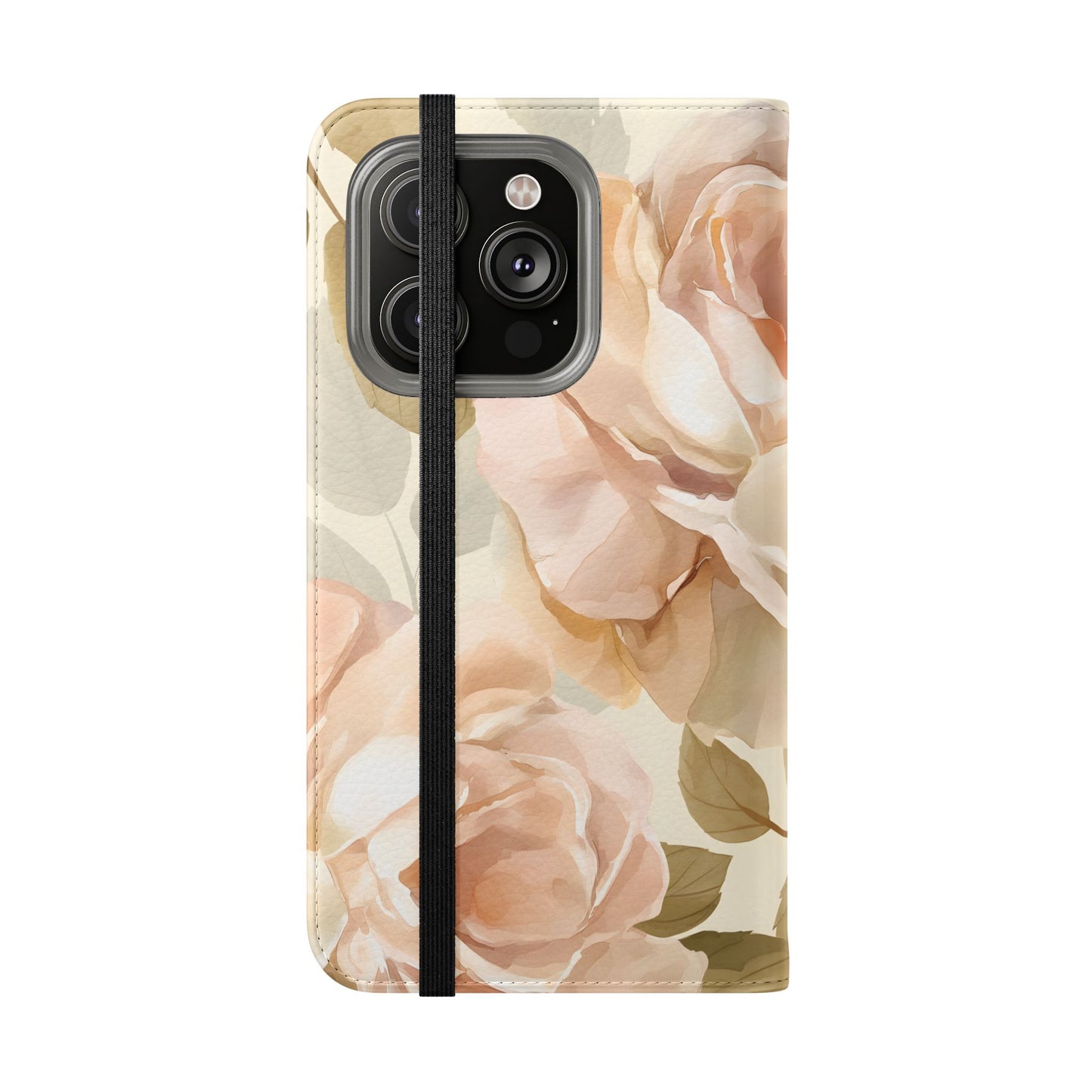 Soft Rose Elegance – iPhone Wallet Case