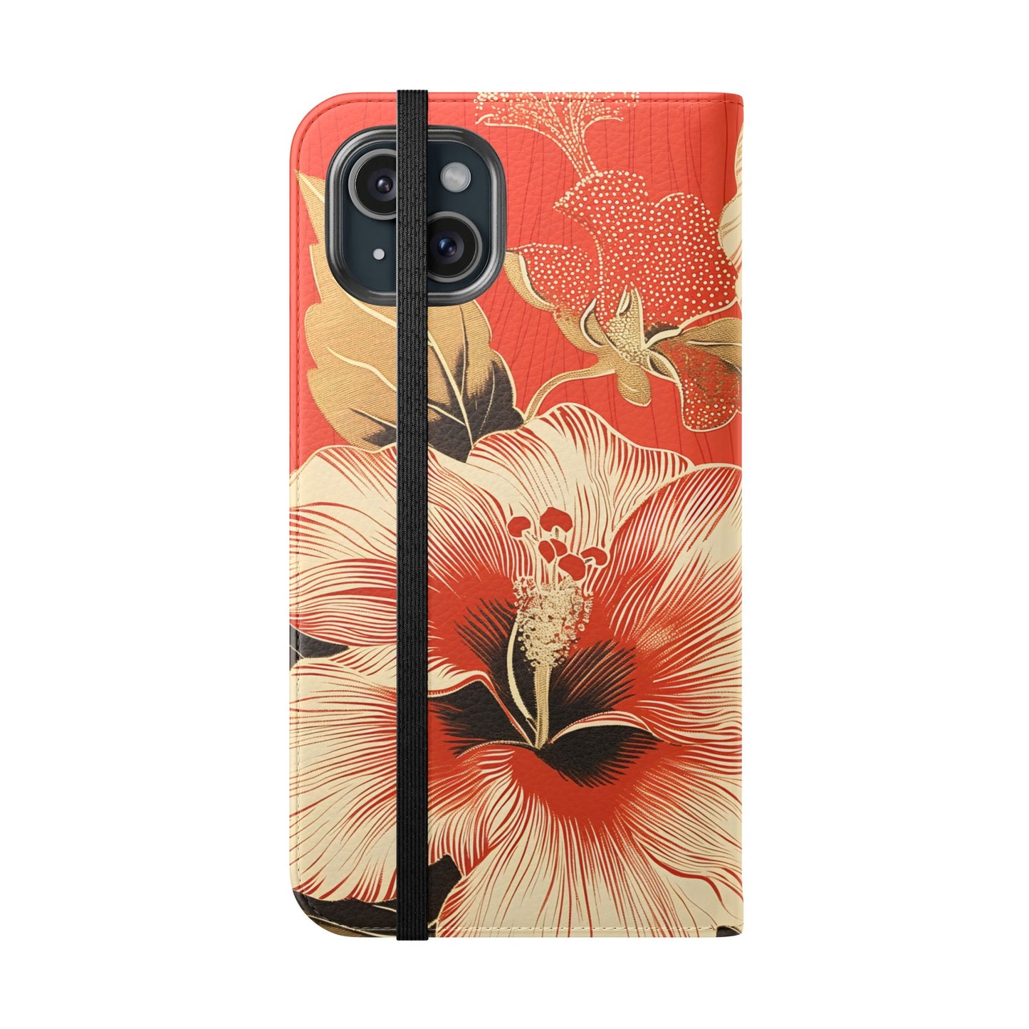 Golden Hibiscus – iPhone Wallet Case