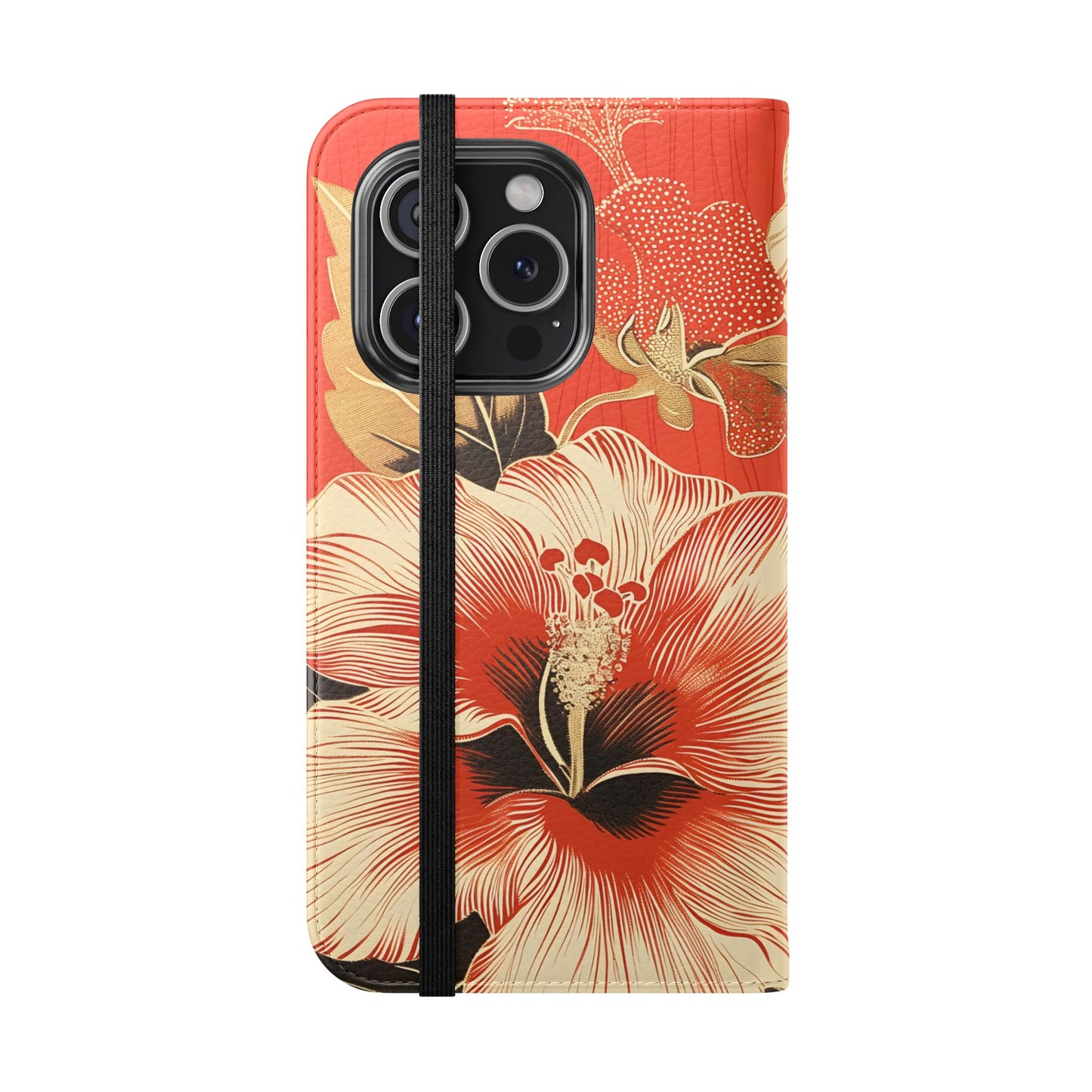 Golden Hibiscus – iPhone Wallet Case