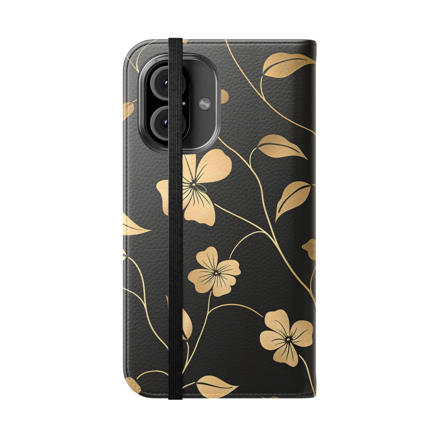 Golden Elegance – iPhone Wallet Case