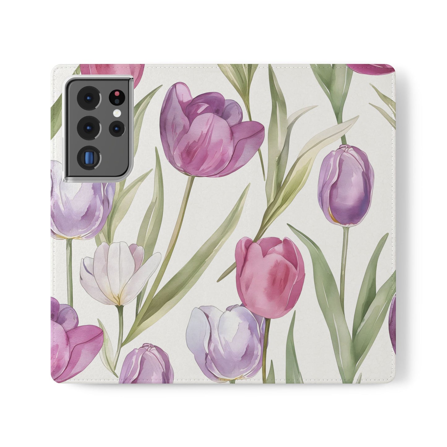 Tulip Serenade โ Vegan Leather Wallet Samsung Case