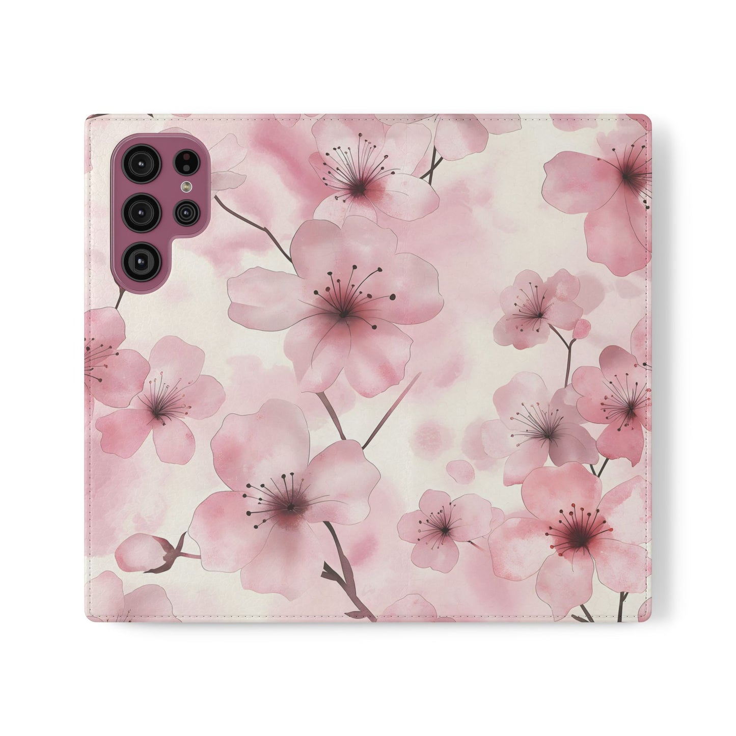 Sakura Veil โ Vegan Leather Wallet Samsung Case