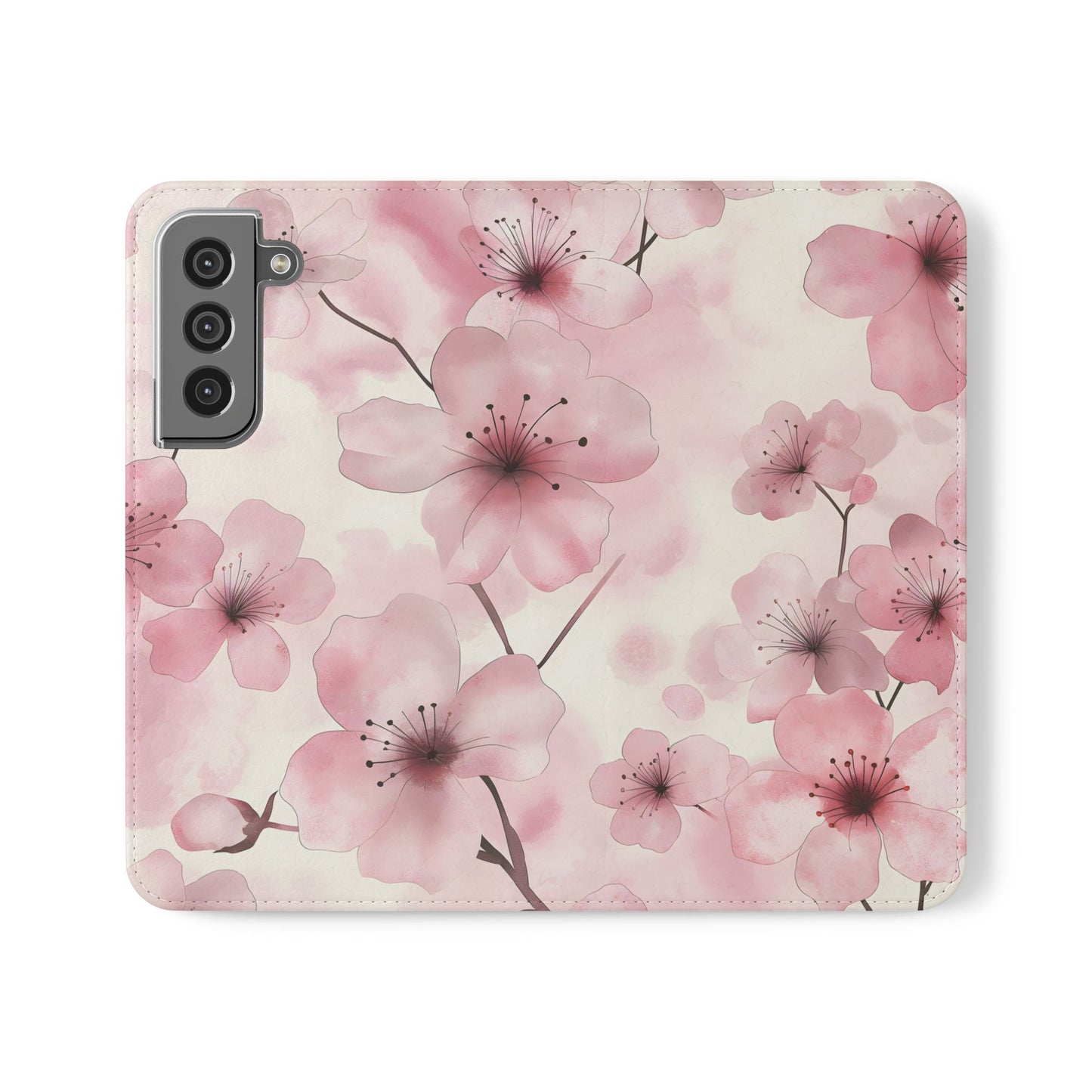 Sakura Veil โ Vegan Leather Wallet Samsung Case