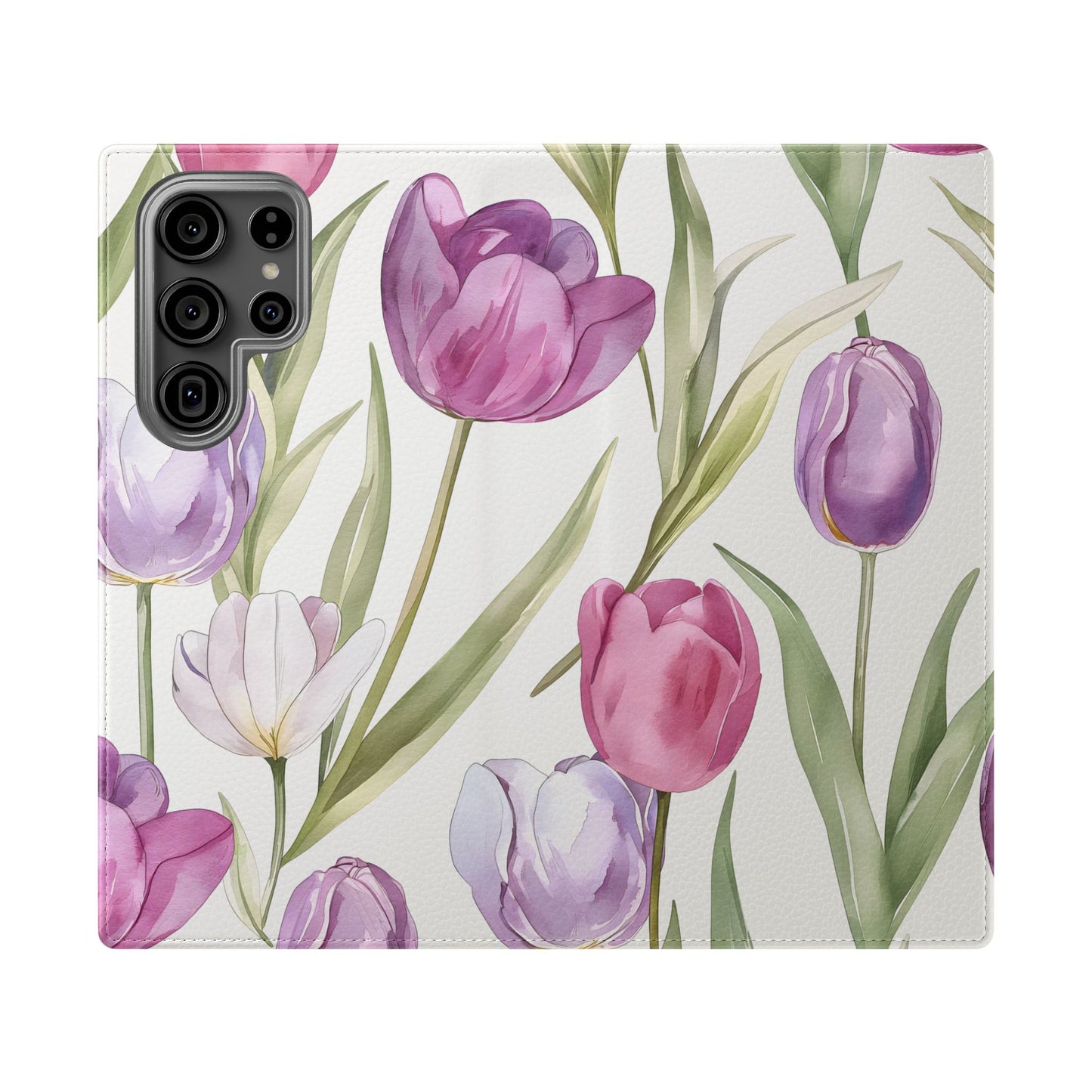 Tulip Serenade โ Vegan Leather Wallet Samsung Case
