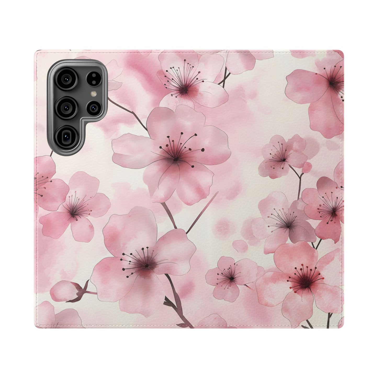 Sakura Veil โ Vegan Leather Wallet Samsung Case