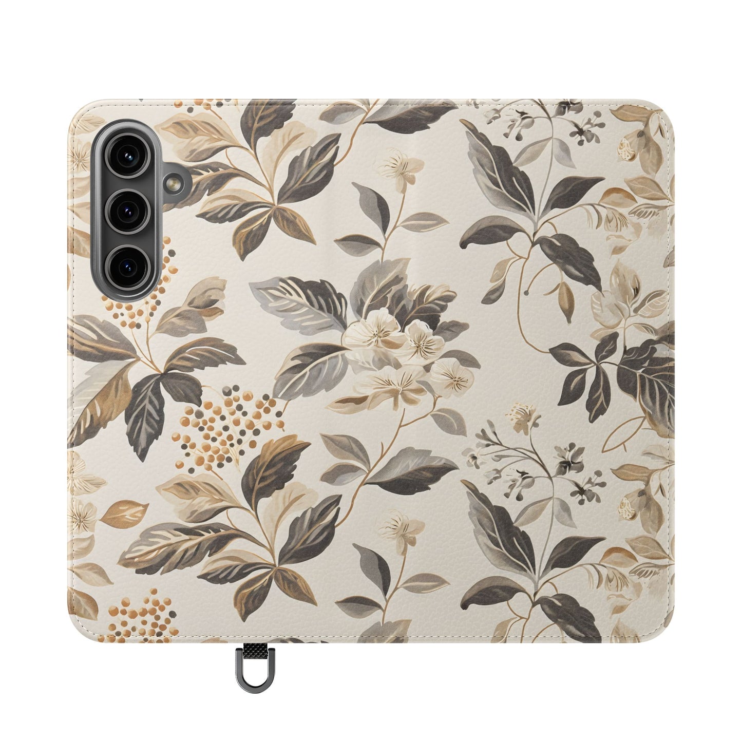 Golden Botanica โ Samsung Vegan Leather Wallet Case