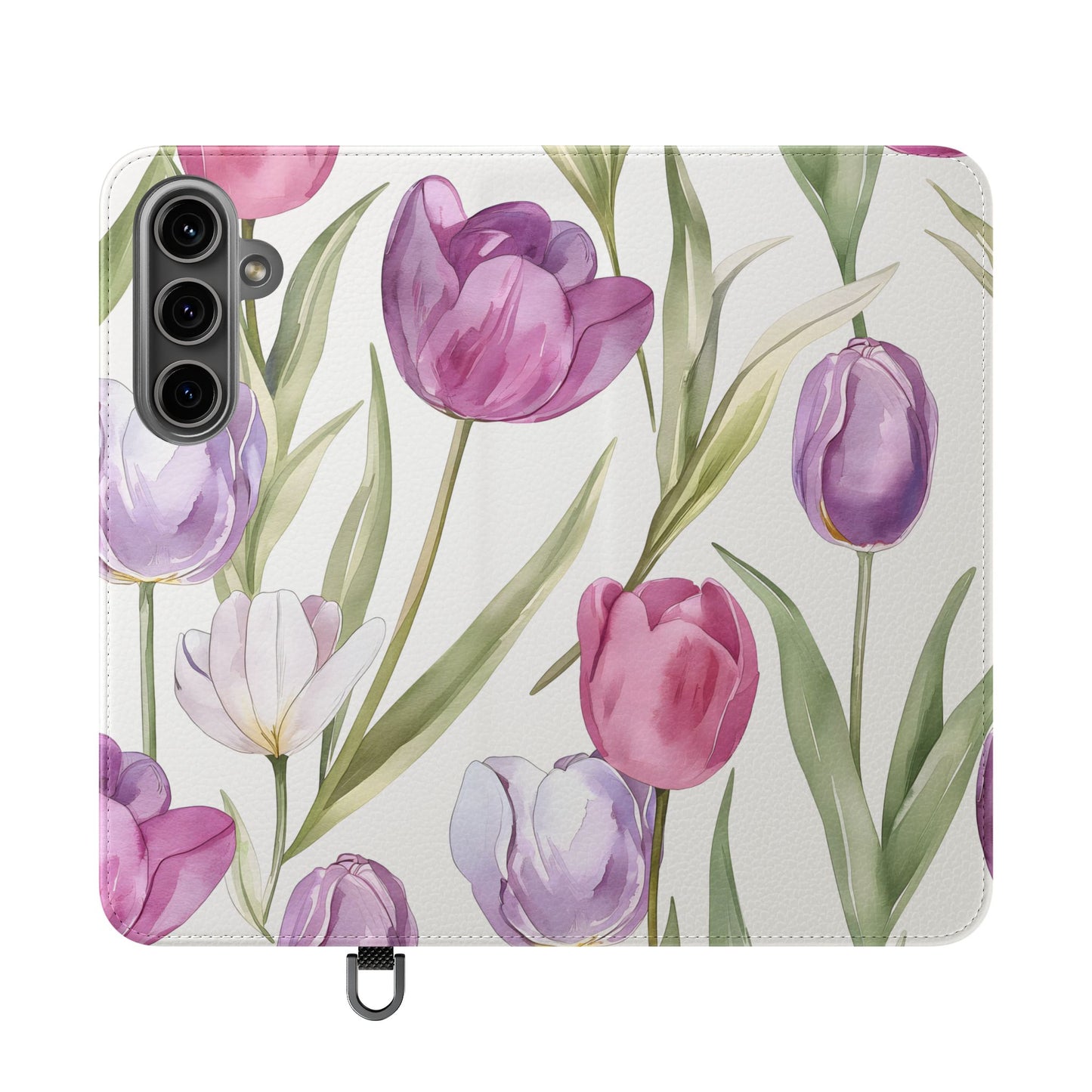 Tulip Serenade โ Vegan Leather Wallet Samsung Case