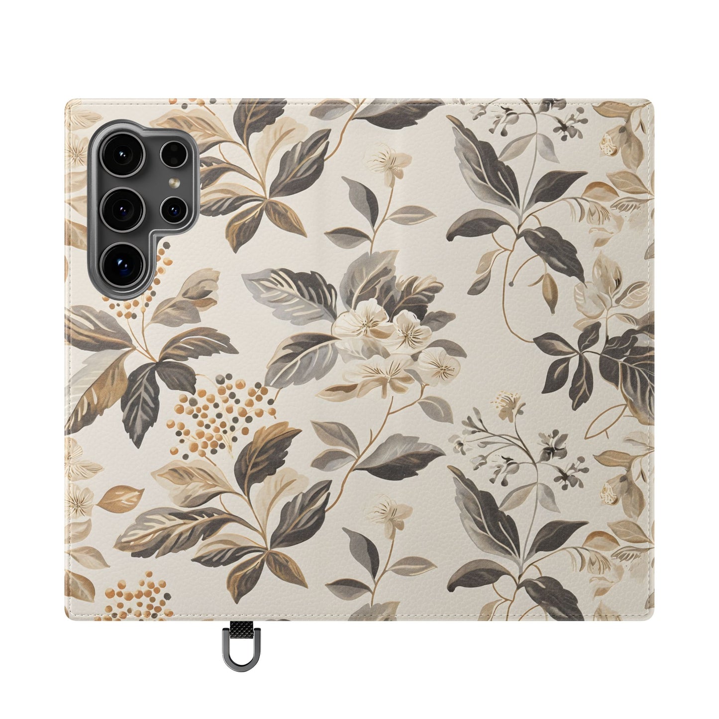 Golden Botanica โ Samsung Vegan Leather Wallet Case