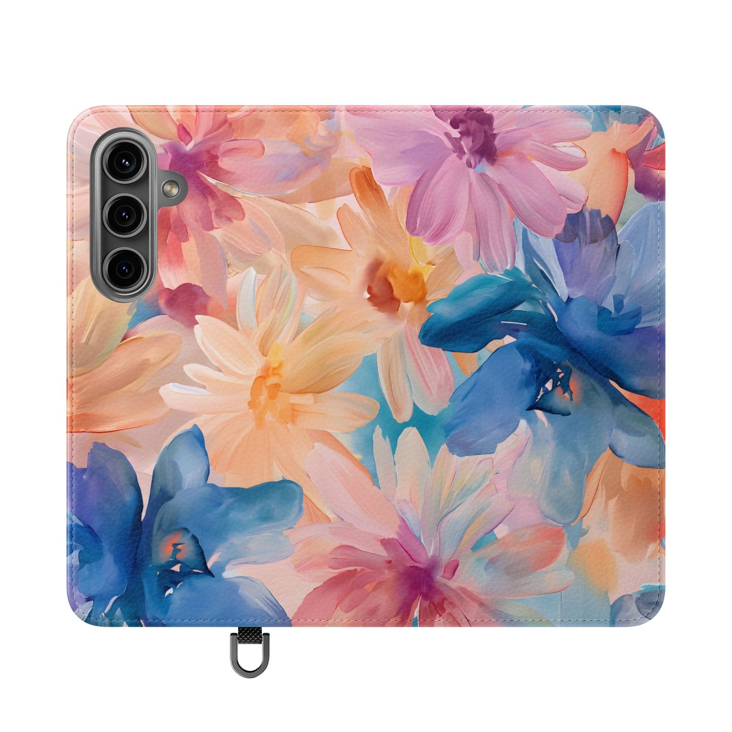Radiant Bloom – Vegan Leather Wallet Samsung Case