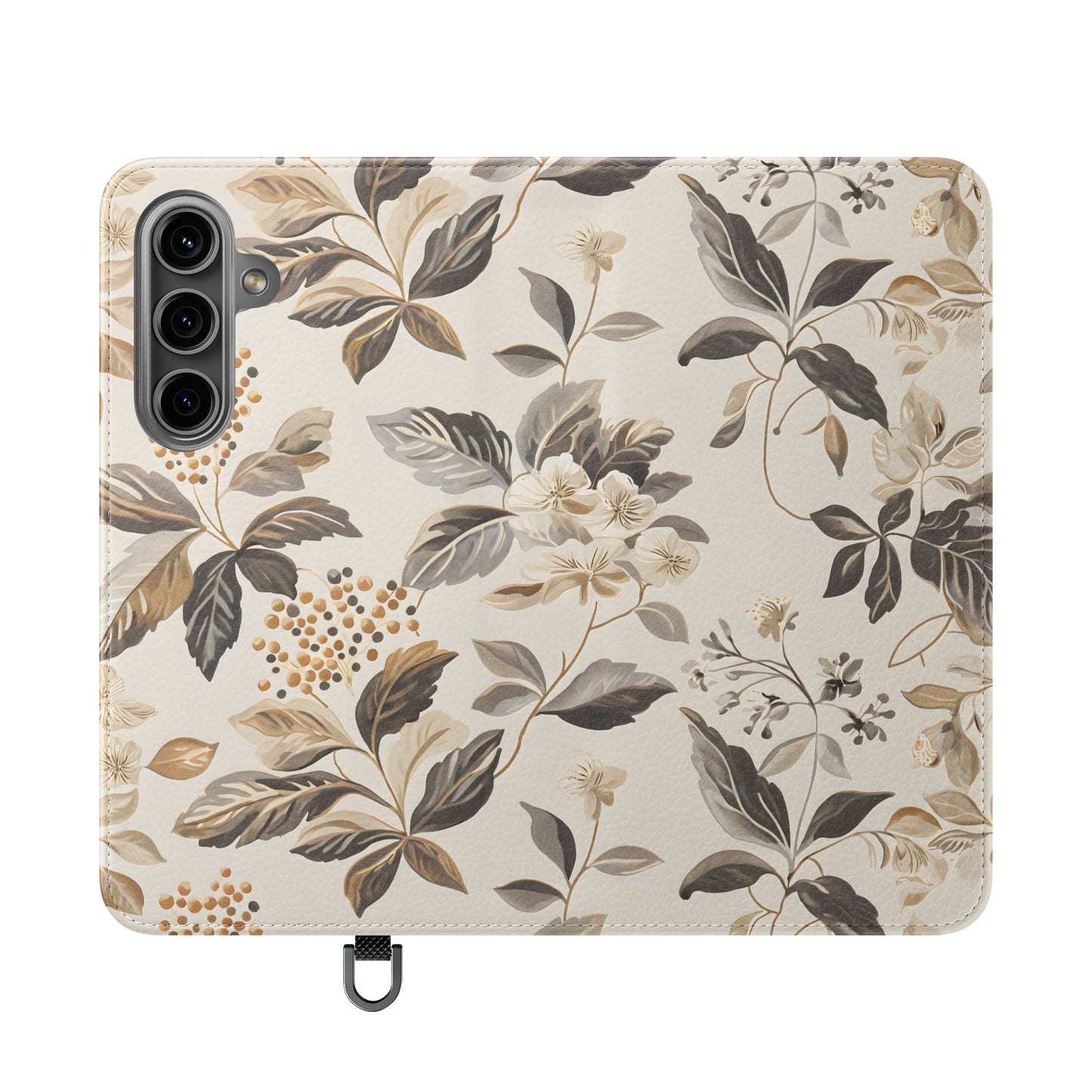 Golden Botanica โ Samsung Vegan Leather Wallet Case