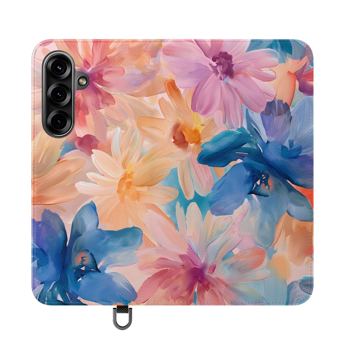 Radiant Bloom – Vegan Leather Wallet Samsung Case