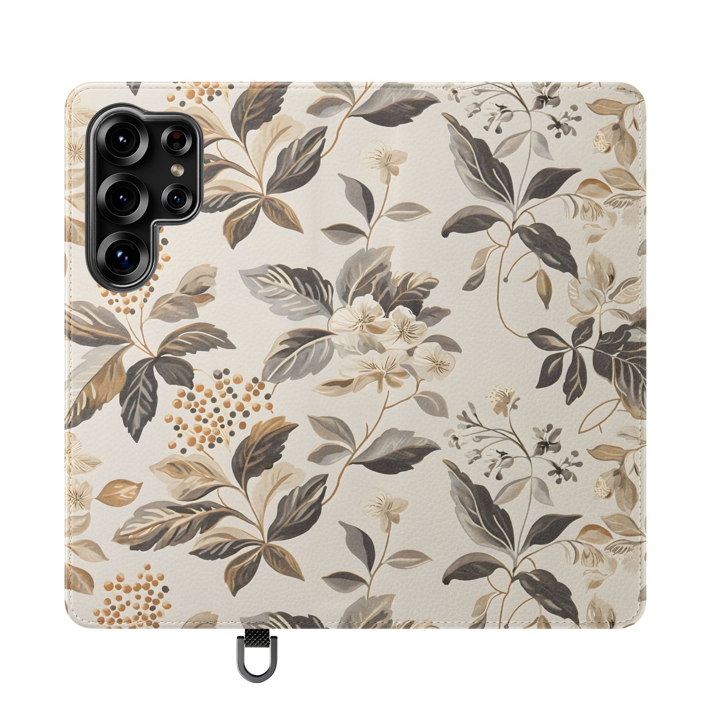 Golden Botanica โ Samsung Vegan Leather Wallet Case