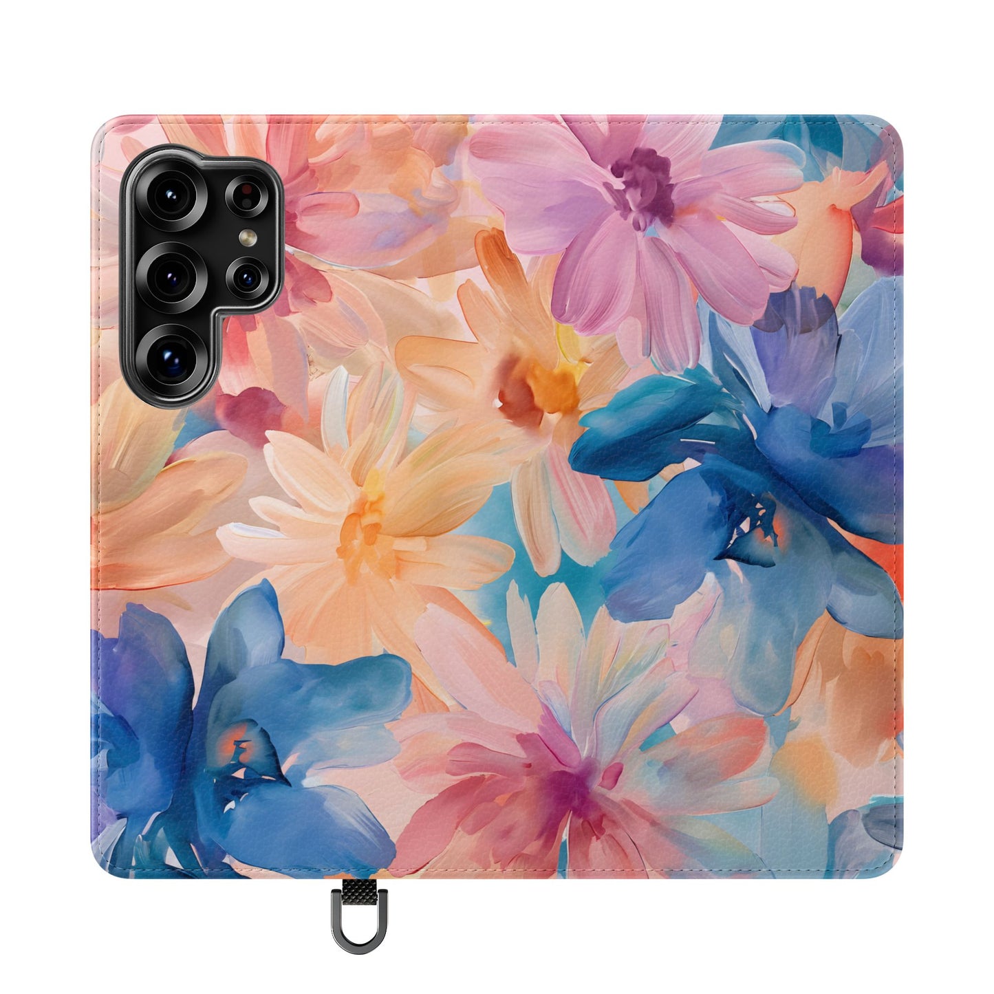 Radiant Bloom – Vegan Leather Wallet Samsung Case