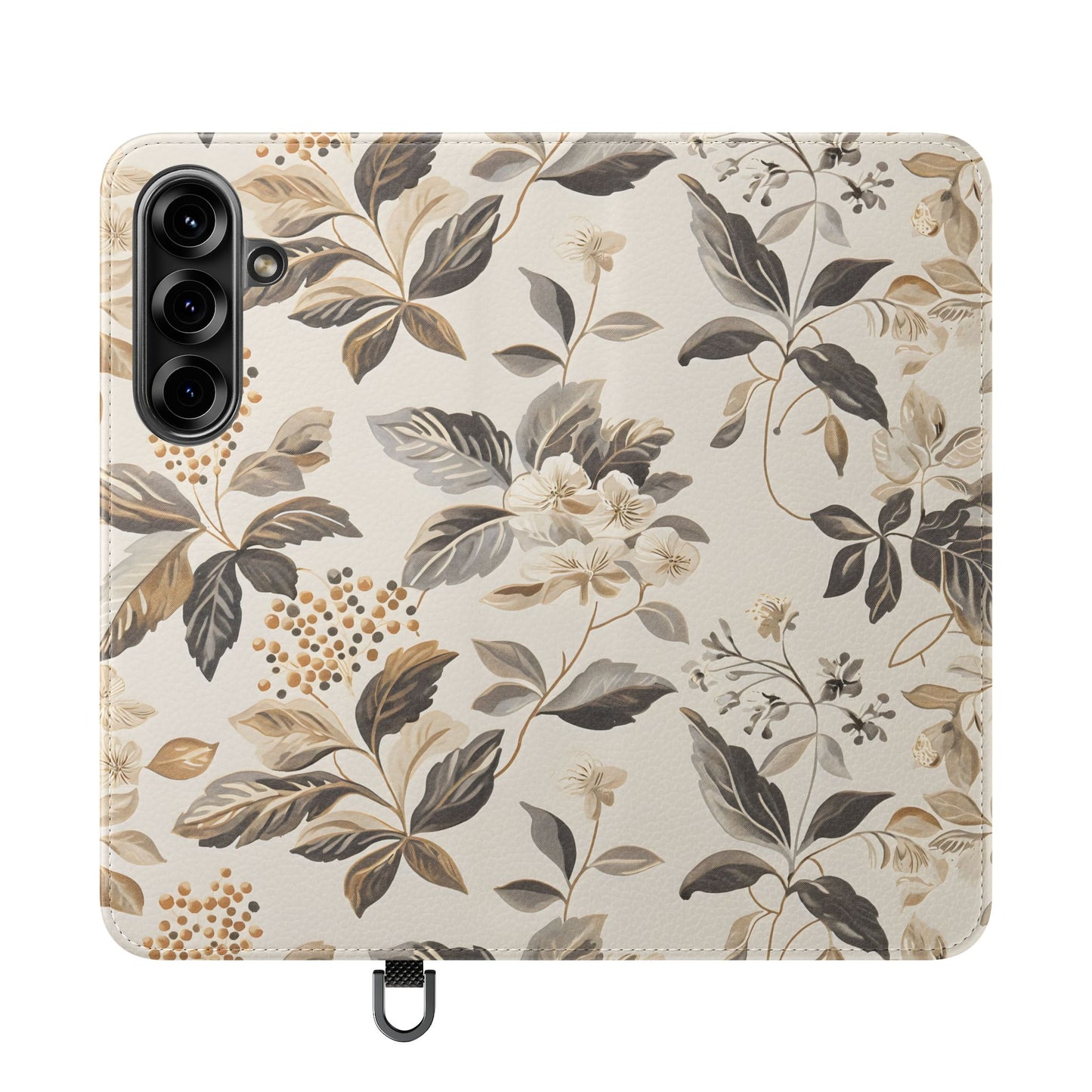 Golden Botanica โ Samsung Vegan Leather Wallet Case