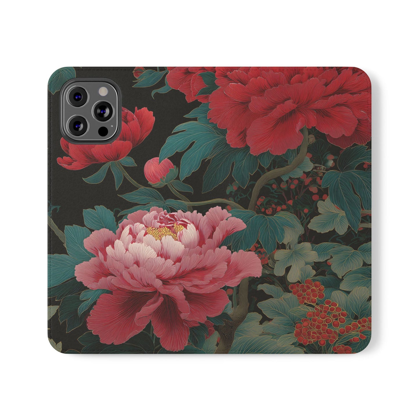 Blooming Peony – iPhone Wallet Case